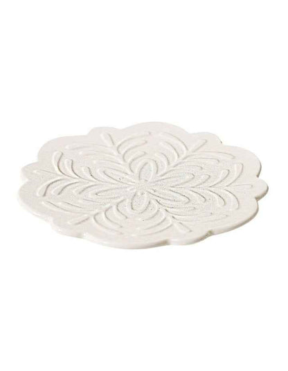 Christmas Snowflake Stellar Plate 15cm in White