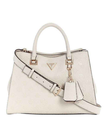 Cresida II Satchel Bag in Bone Logo