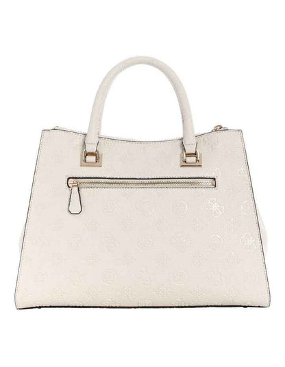 Cresida II Satchel Bag in Bone Logo