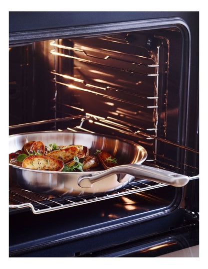 Triply Stainless Steel Frypan PFAS-free 24cm in Silver