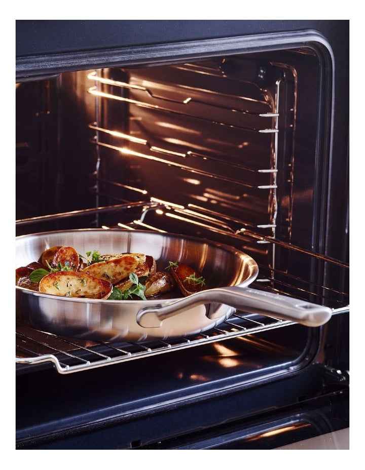 Triply Stainless Steel Frypan 28cm in Silver