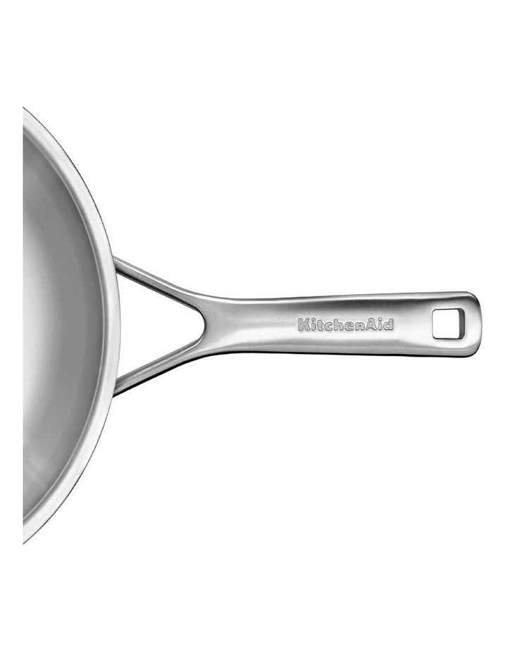 Triply Stainless Steel Frypan 28cm in Silver
