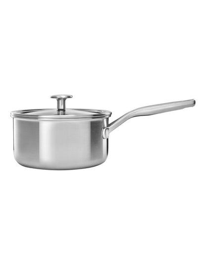 Triply Stainless Steel Saucepan 18cm/2.13L PFAS-free in Silver