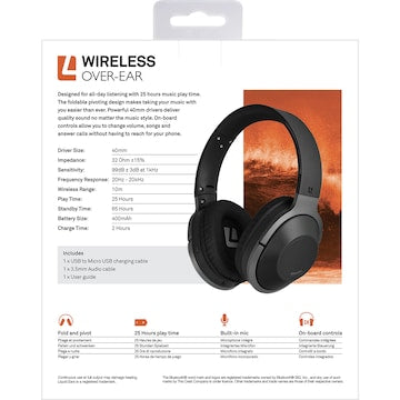 Liquid Ears Wireless Over Ear Headphones Assorted each