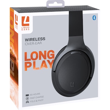 Liquid Ears Long Play Over Ear Wireless Headphones Assorted each
