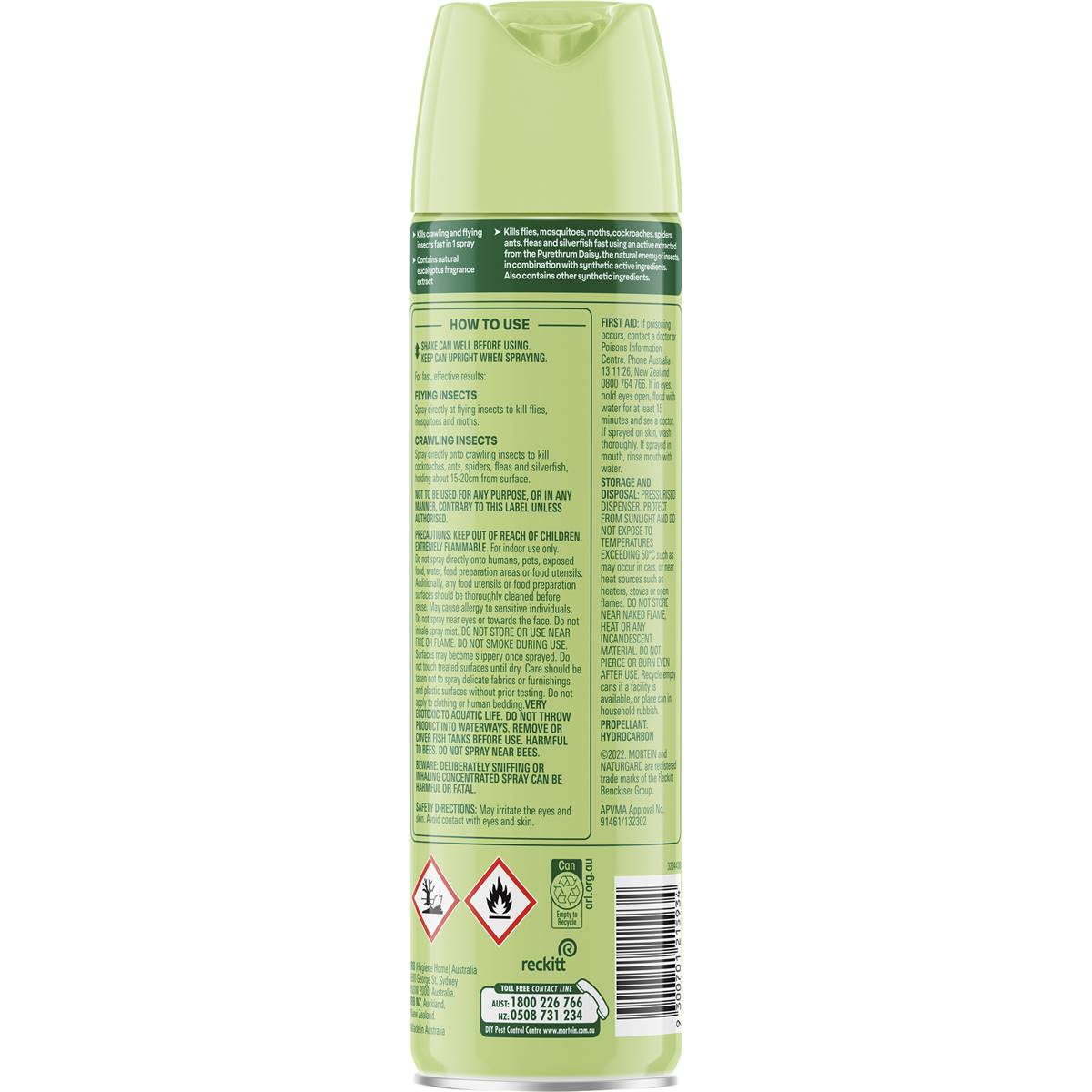 Mortein Naturgard Multi-Insect Spray 300g