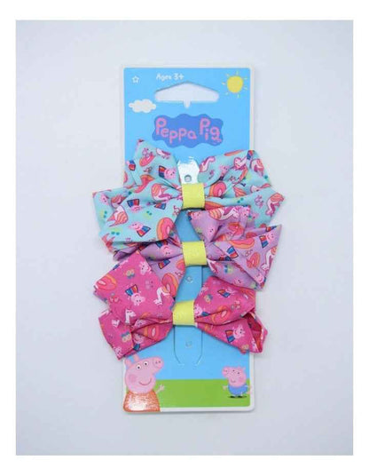 Bow Hair Clips 3 Pack in Multi