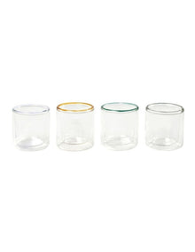 Brew Double Wall Espresso Glasses 115ml Set of 4 in Clear