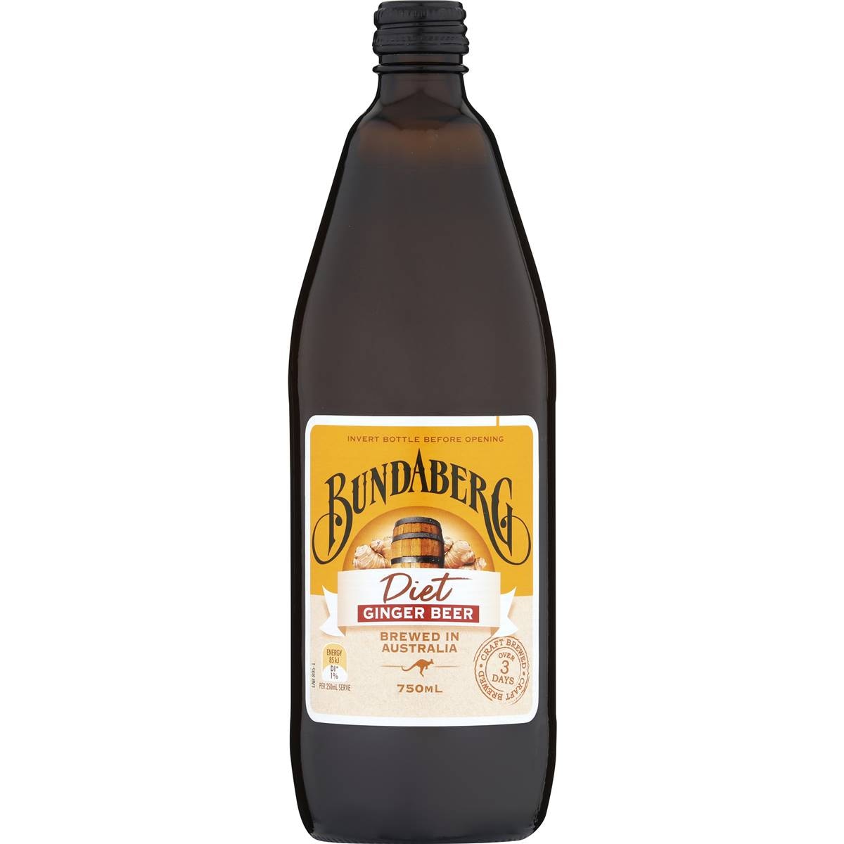 Bundaberg Diet Ginger Beer 750ml