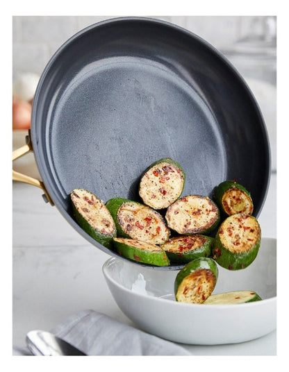 Jewel 20/24/28cm 3pc Frypan Set Morrocan green, Taupe and Oxford Blue PFAS-free