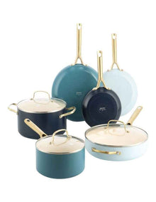 Shades 6pc Cookware Set Coastal PFAS-free