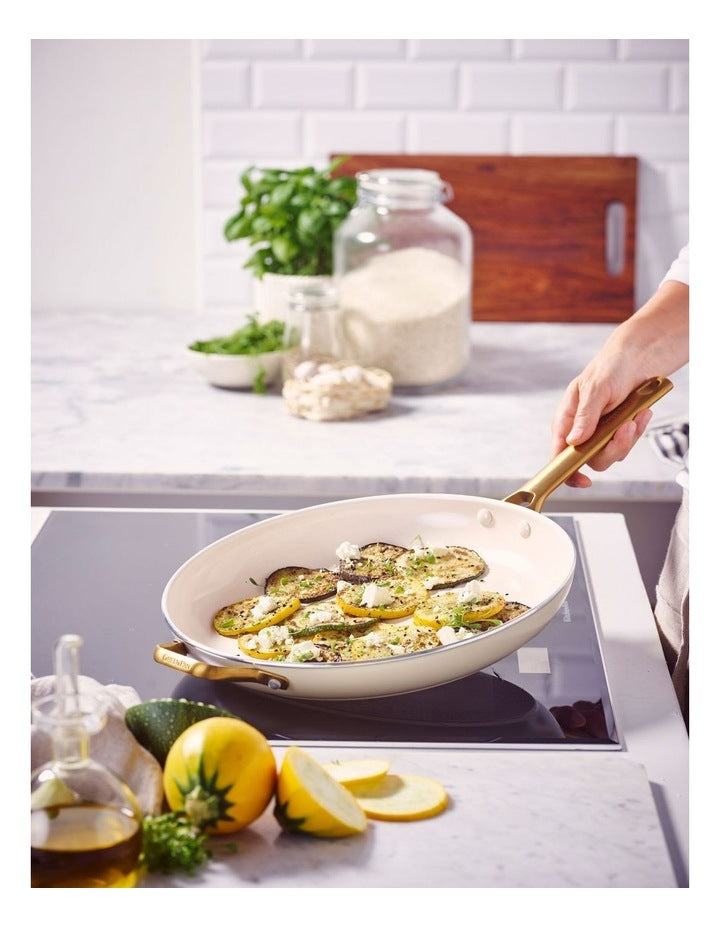 Padova Frypan 32cm with HH PFAS-free ceramic non-stick in Cream