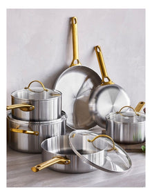 Padova Reserve Stainless Steel 6pc Cookware Set PFAS-free