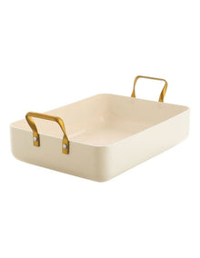 Roaster 35x25.7cm Cream White PFAS-free