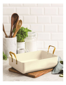 Roaster 35x25.7cm Cream White PFAS-free