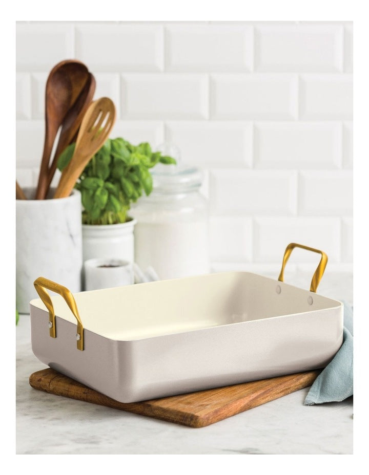 Roaster 35x25.7cm Dove Grey PFAS-free