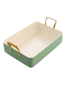 Roaster 35x25.7cm PFAS-free ceramic non-stick in Sage