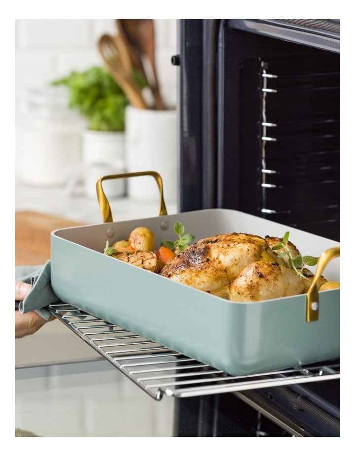 Roaster 35x25.7cm Smokey Blue PFAS-free