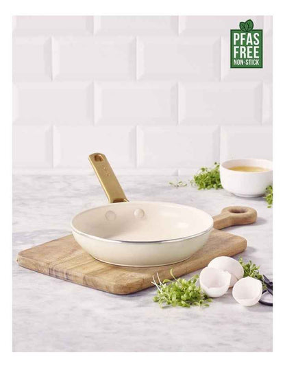 Padova Frypan 20cm PFAS-free ceramic non-stick in Cream