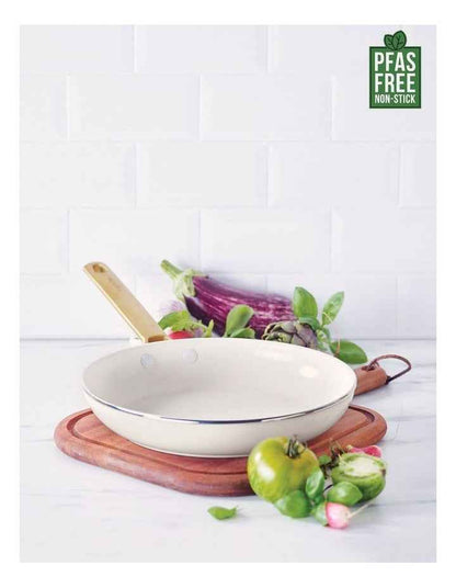 Padova Frypan 24cm PFAS-free ceramic non-stick in Cream