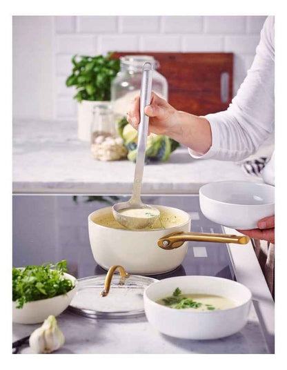 Padova Saucepan 18cm/2.01L Cream PFAS-free ceramic non-stick