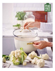 Padova Casserole 24cm/4.71L PFAS-free ceramic non-stick in Cream