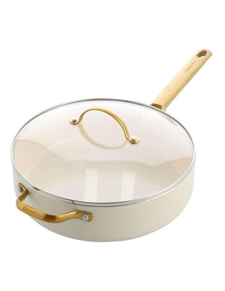Padova Saute Pan 28cm/3.6L Cream PFAS-free ceramic non-stick