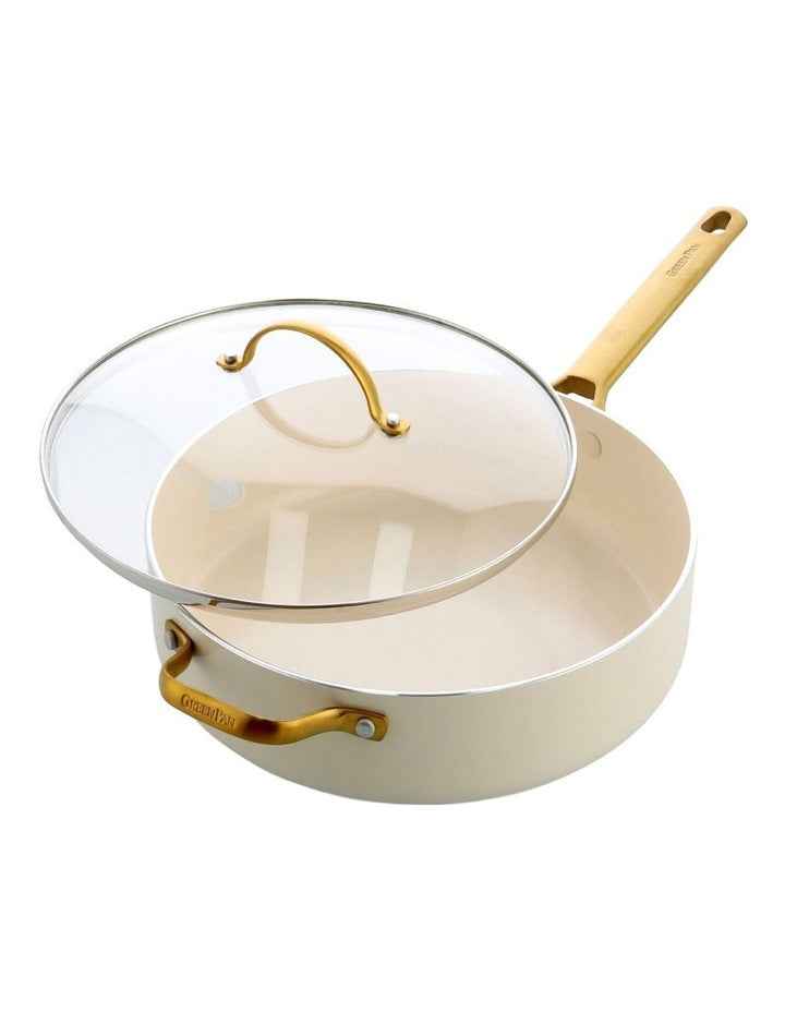 Padova Saute Pan 28cm/3.6L Cream PFAS-free ceramic non-stick