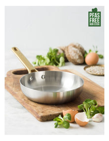 Padova Reserve PFAS-free Stainless Steel Frypan 20cm in Silver
