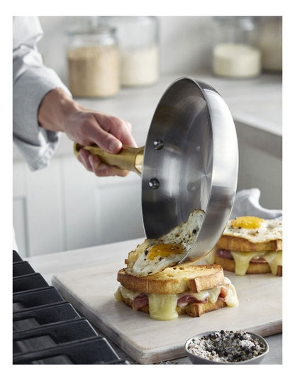 Padova Reserve PFAS-free Stainless Steel Frypan 20cm in Silver