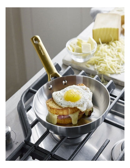 Padova Reserve PFAS-free Stainless Steel Frypan 20cm in Silver