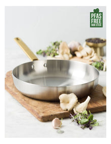 Padova Reserve Stainless Steel Frypan PFAS-free 28cm in Silver