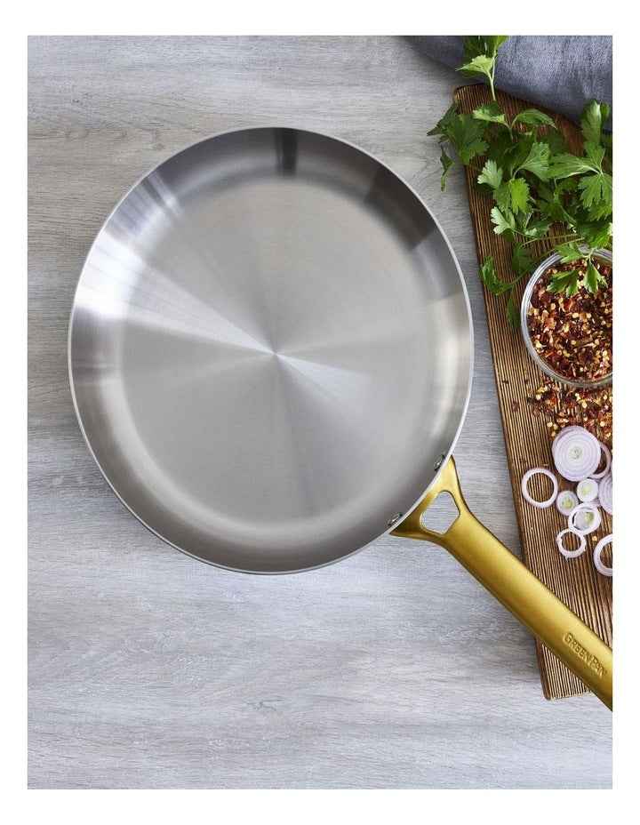 Padova Reserve Stainless Steel Frypan PFAS-free 28cm in Silver