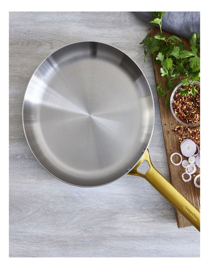 Padova Reserve Stainless Steel Frypan PFAS-free 28cm in Silver