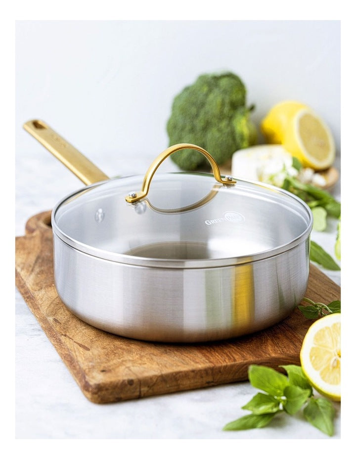 Padova Reserve Covered Skillet 24cm/2.88L PFAS-free in Silver