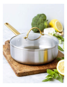 Padova Reserve Covered Skillet 24cm/2.88L PFAS-free in Silver