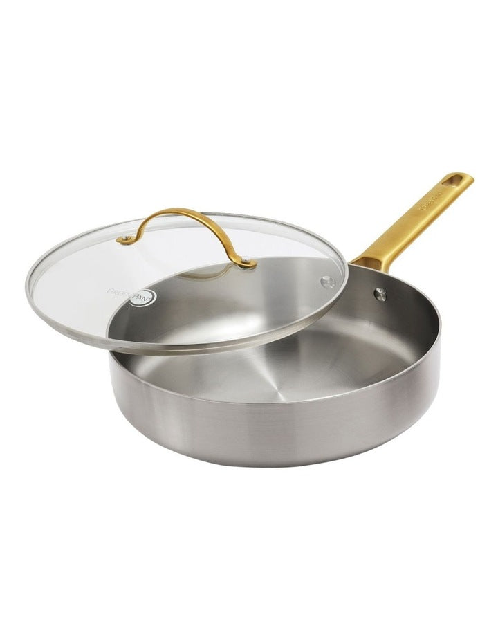 Padova Reserve Covered Skillet 24cm/2.88L PFAS-free in Silver