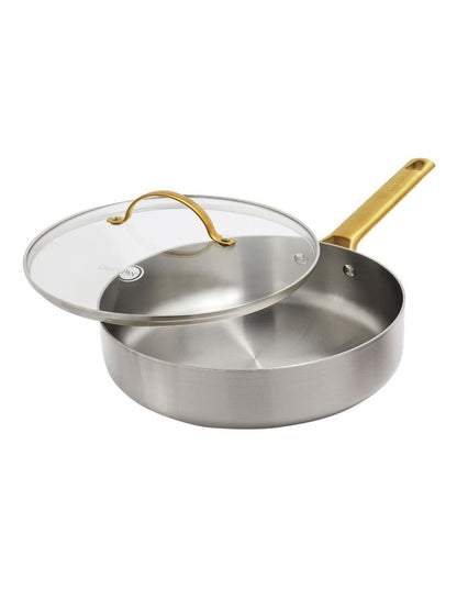 Padova Reserve Covered Skillet 24cm/2.88L PFAS-free in Silver