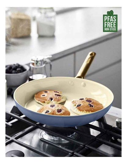 PFAS-Free Padova Frypan Set 26/30cm Ceramic Non-stick 2 Piece in Nova Blue