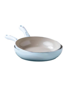 Diamond twin frypan set 20/28cm Light Blue PFAS-free ceramic non-stick