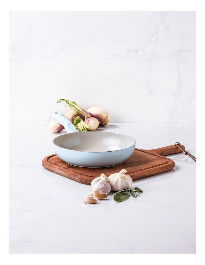 Diamond twin frypan set 20/28cm Light Blue PFAS-free ceramic non-stick