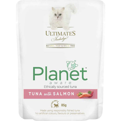 Ultimates Indulge Planet Friendly Tuna With Salmon Wet Cat Food 85g
