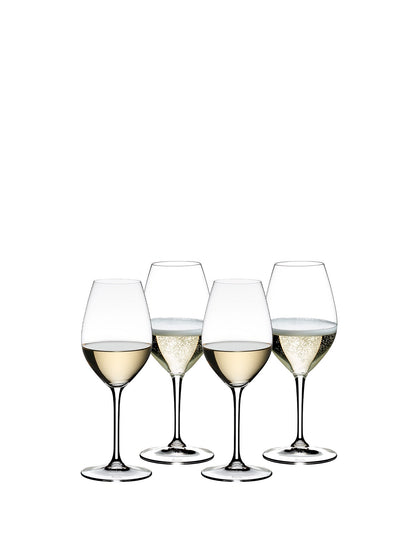 Wine Friendly White Wine/Champagne Tumbler Glass Set Of 4