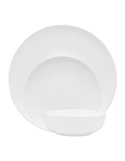 Coupe Fine Bone China 18 Piece Dinner Set White