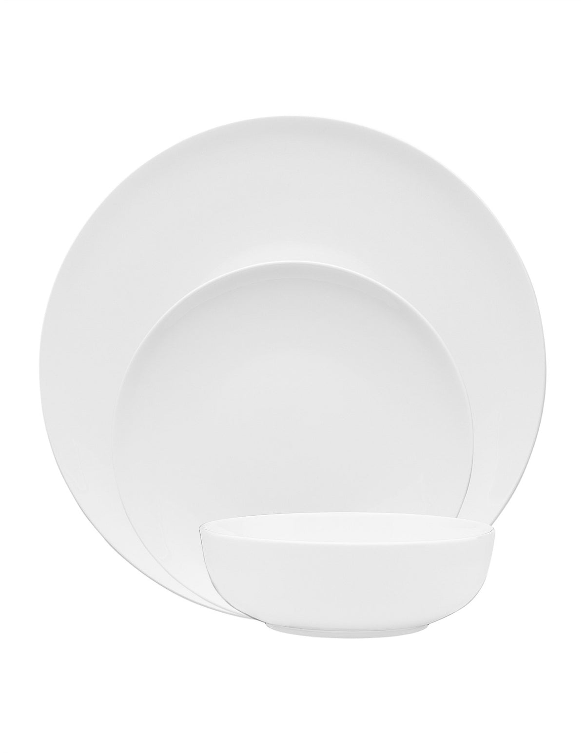 Coupe Fine Bone China 12 Piece Dinner Set White