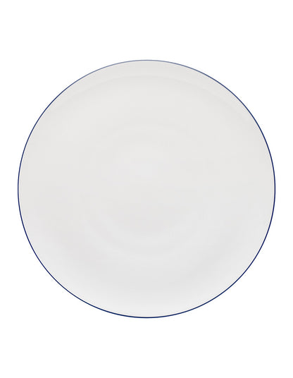 Coast 12 Piece Fine Bone China Dinner Set White and Blue