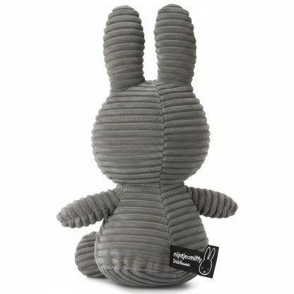 Miffy & Friends Miffy (ECO) Corduroy Grey 23cm