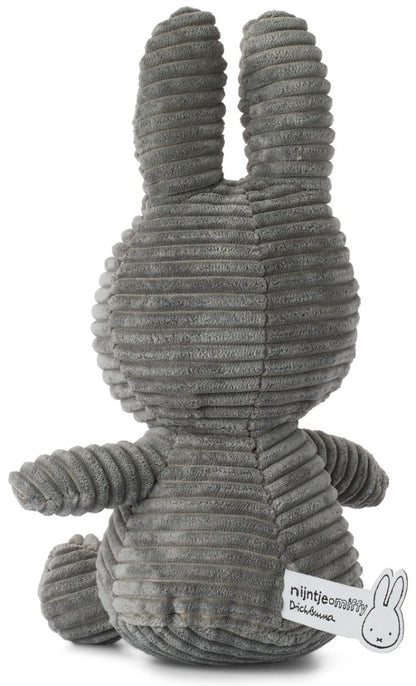 Miffy & Friends Miffy (ECO) Corduroy Grey 23cm