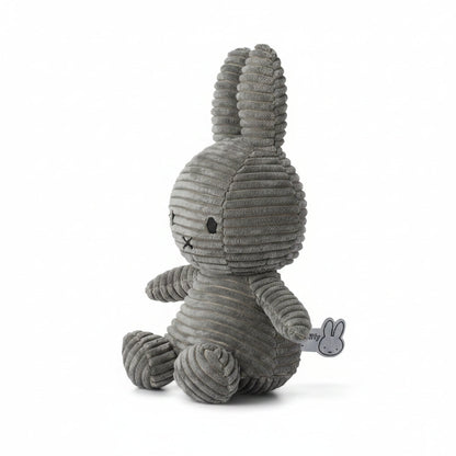 Miffy & Friends Miffy (ECO) Corduroy Grey 23cm