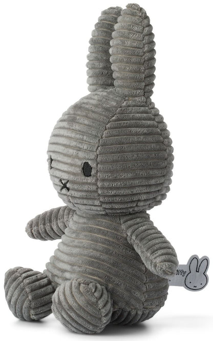 Miffy & Friends Miffy (ECO) Corduroy Grey 23cm